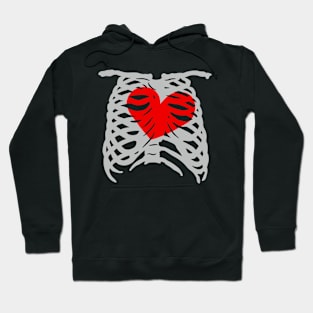 skull heart Hoodie